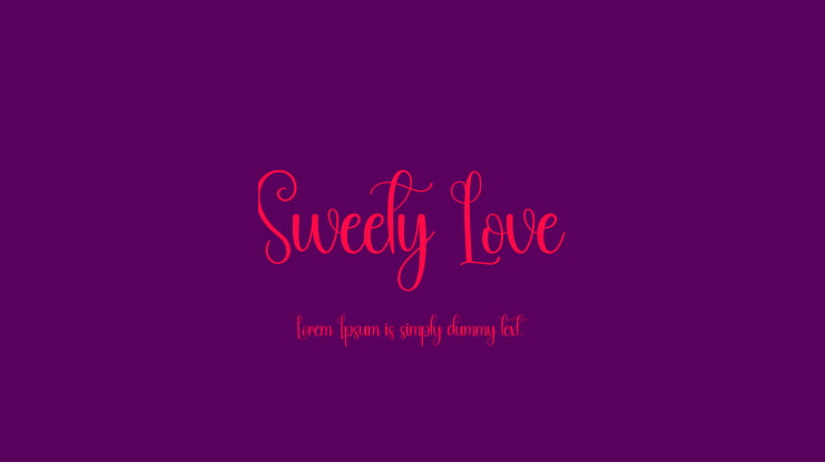 Sweety Love Font