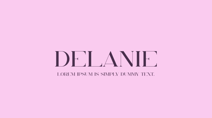 Delanie Font