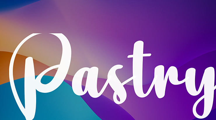 Pastry Font