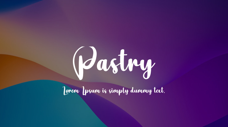 Pastry Font