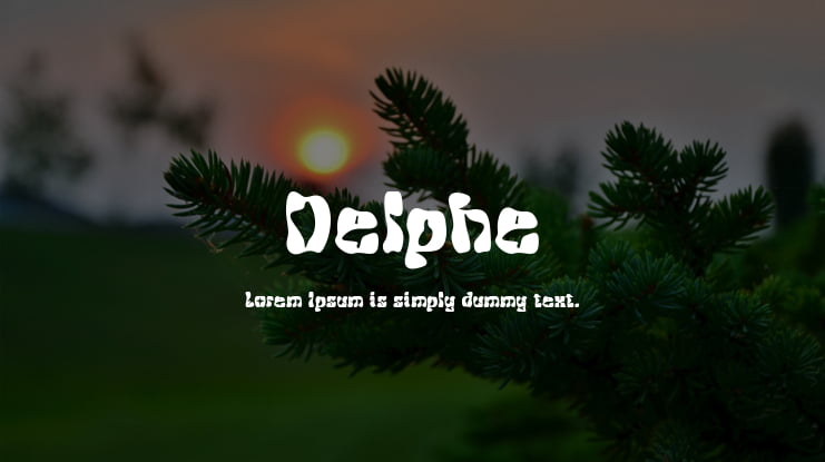 Delphe Font