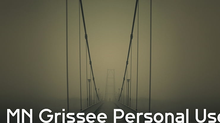 MN Grissee Personal Use Font Family