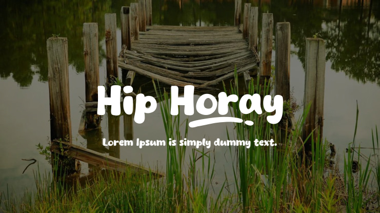 Hip Horay Font