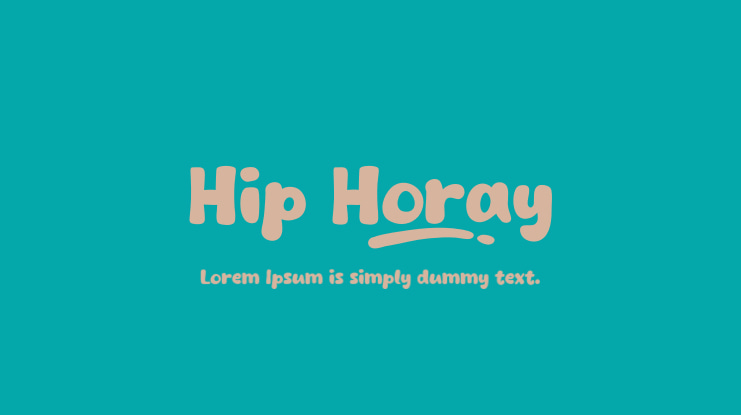 Hip Horay Font