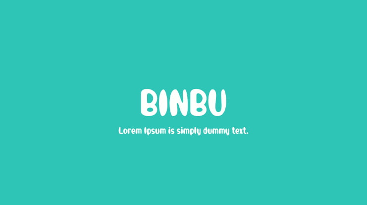 BINBU Font