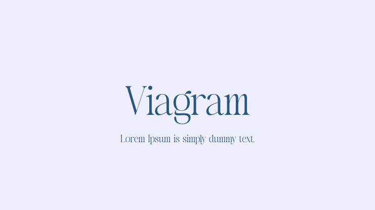 Viagram Font