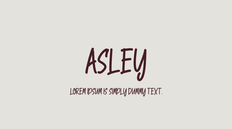 Asley Font