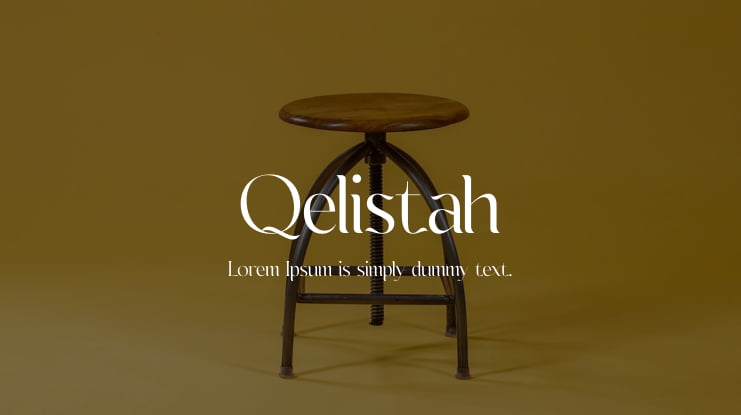 Qelistah Font