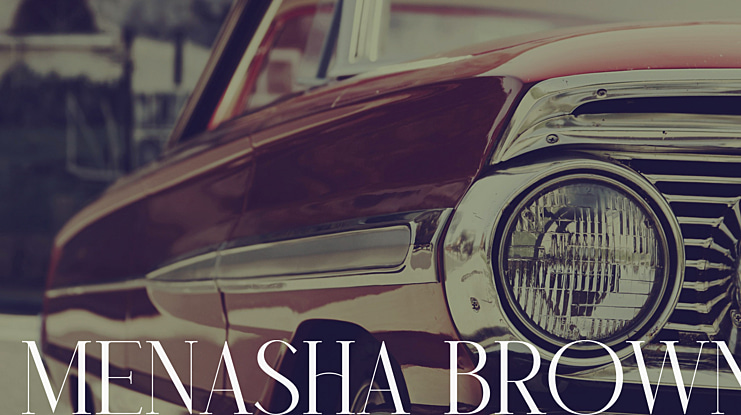 Menasha Brown Font