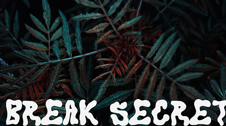 Break Secret Font