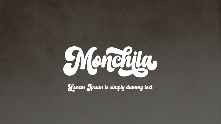 Monchila Font