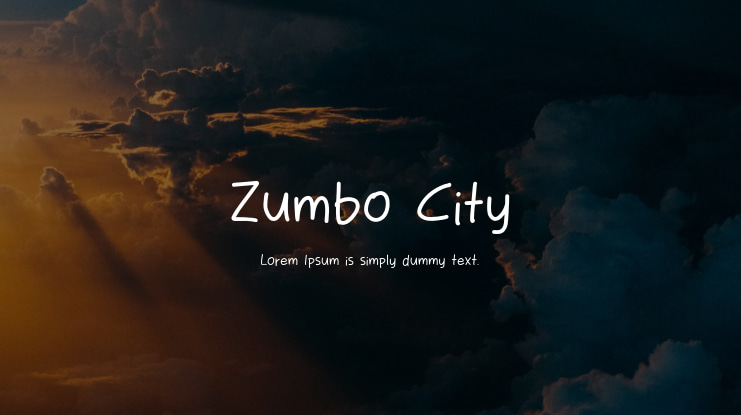 Zumbo City Font