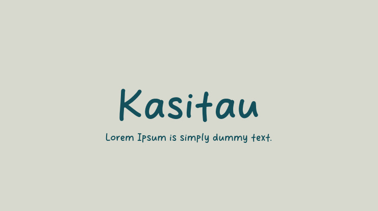 Kasitau Font