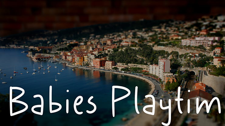 Babies Playtime Font