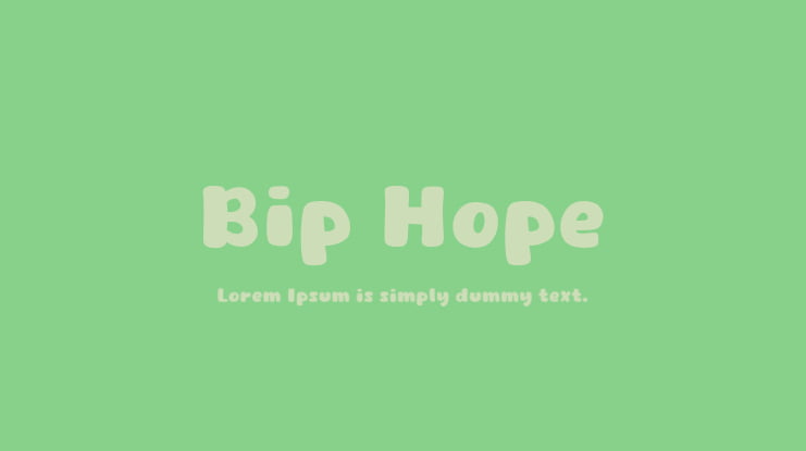 Bip Hope Font