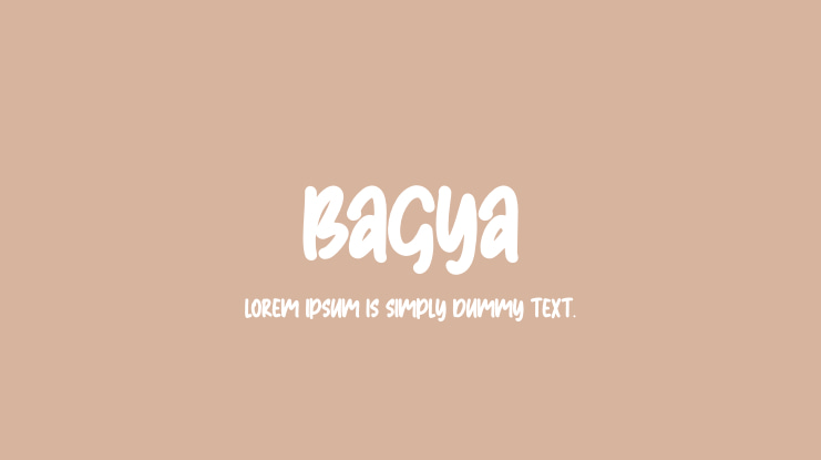 Bagya Font
