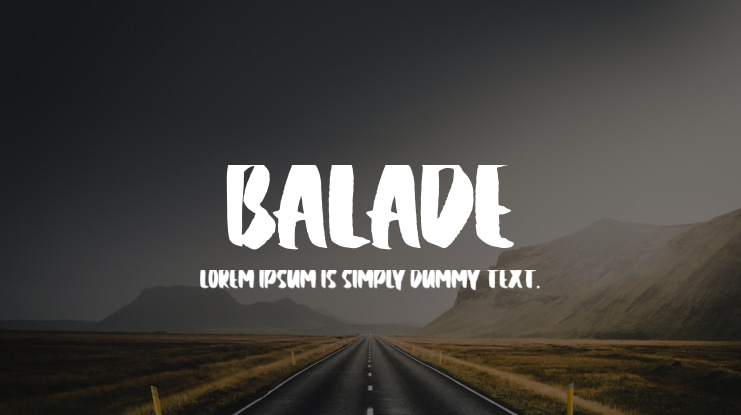 Balade Font