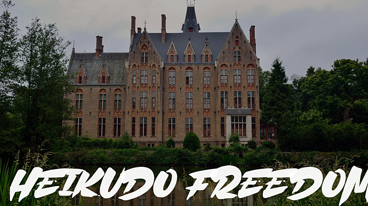 Heikudo Freedom Font