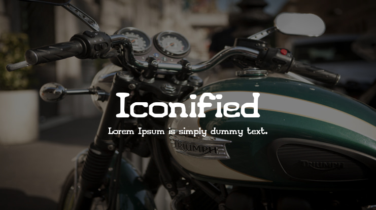 Iconified Font