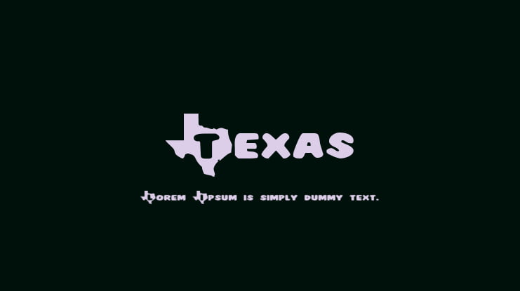 Texas Font Family