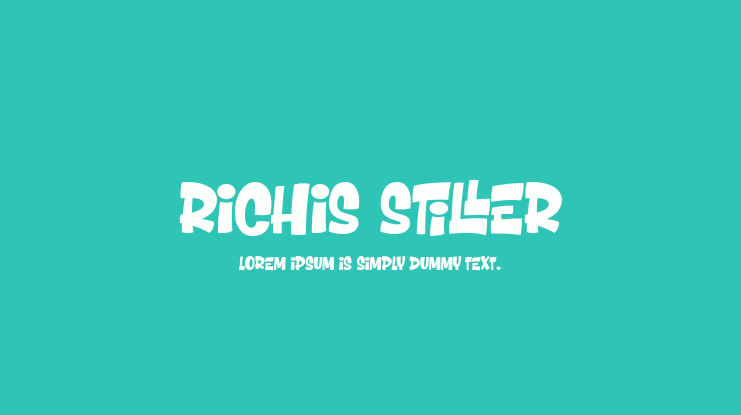 Richis Stiller Font