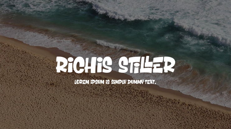 Richis Stiller Font