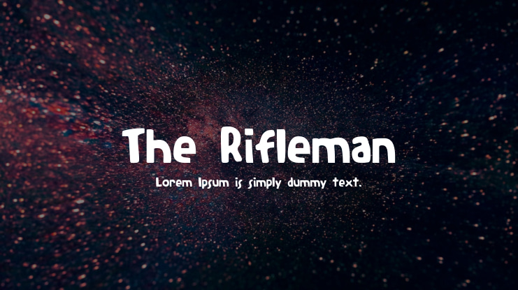 The Rifleman Font
