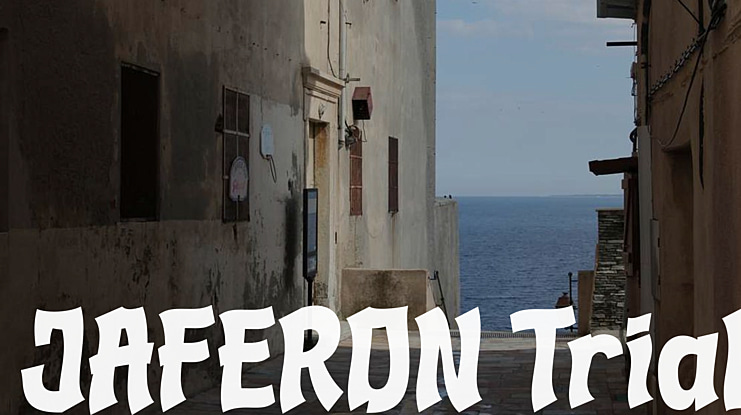 JAFERON Trial Font