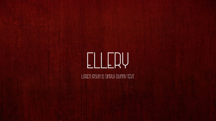 Ellery Font