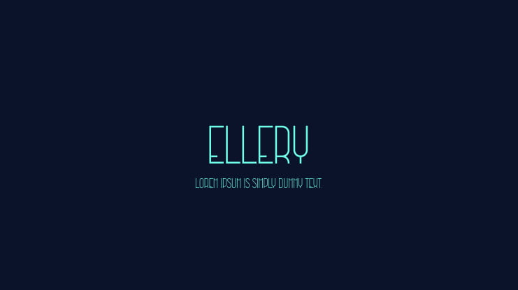 Ellery Font