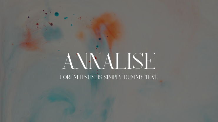 Annalise Font