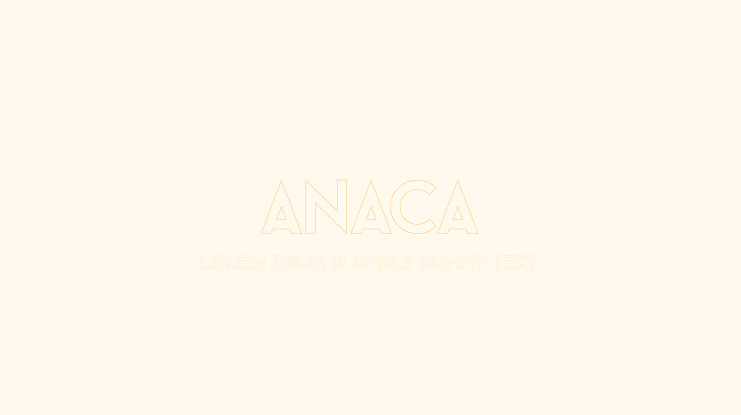 Anaca Font