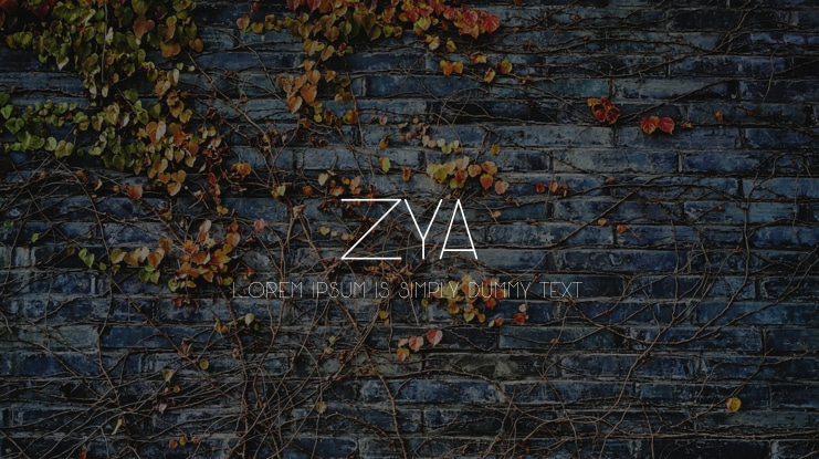 Zya Font