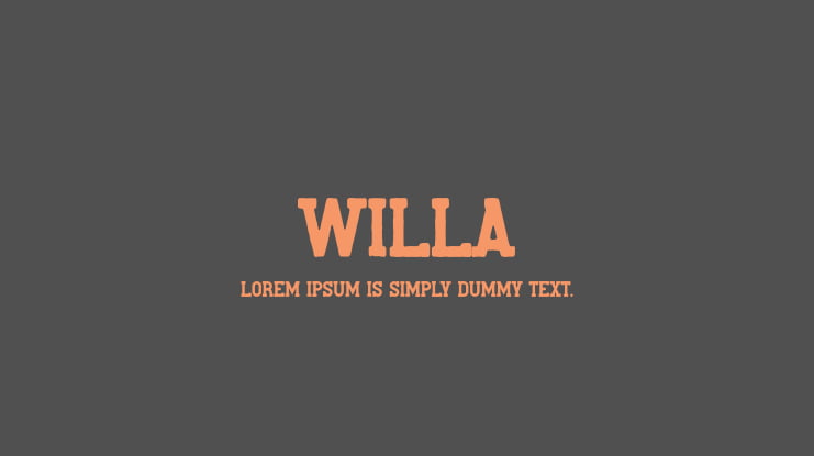 Willa Font