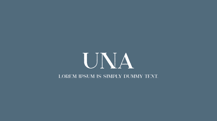 Una Font