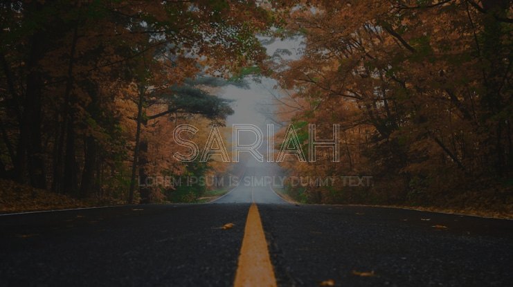 Sariah Font