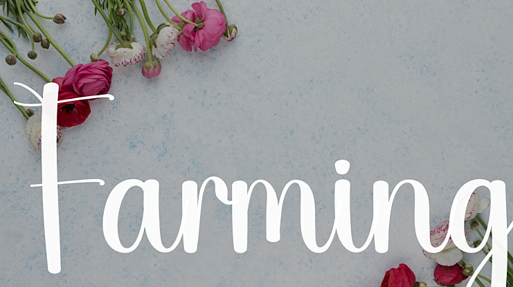 Farming Font