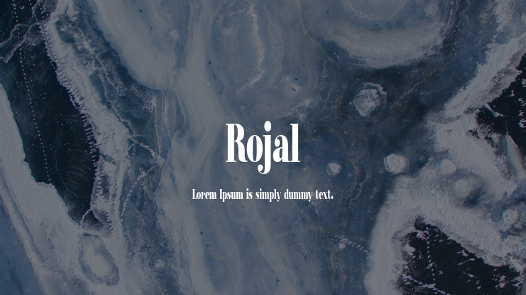 Rojal Font