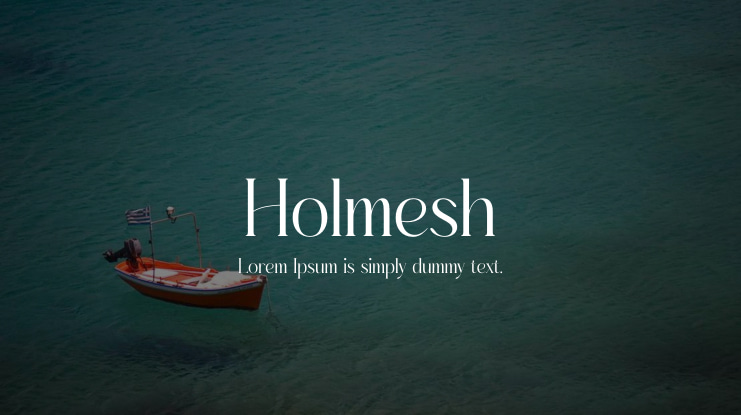 Holmesh Font