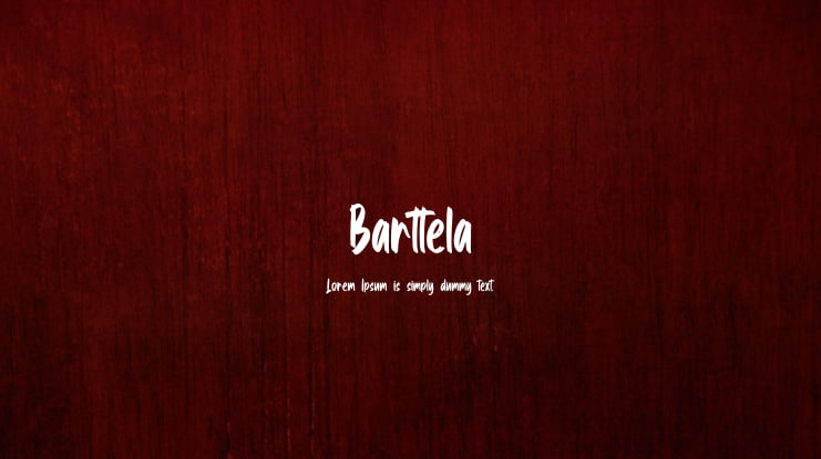 Barttela Font