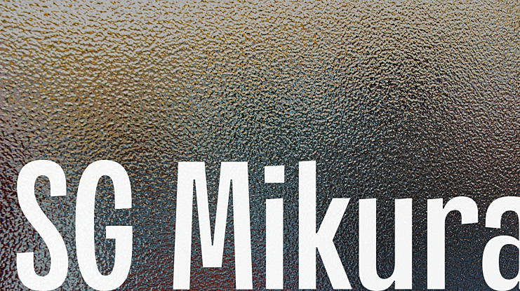 SG Mikura Font Family