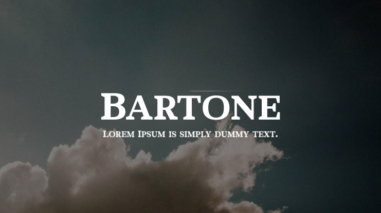 Bartone Font