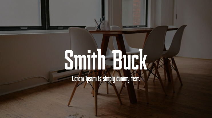 Smith Buck Font