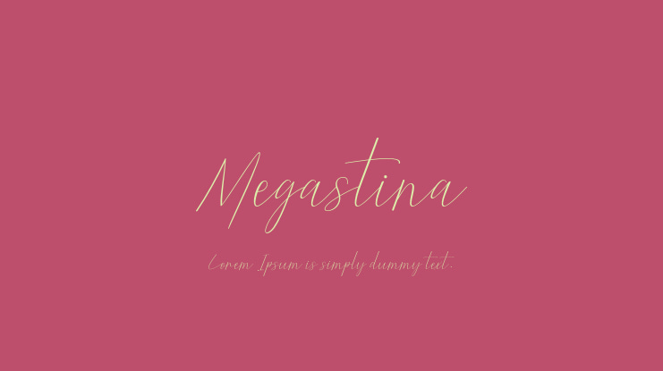 Megastina Font