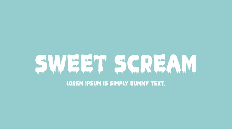 Sweet Scream Font