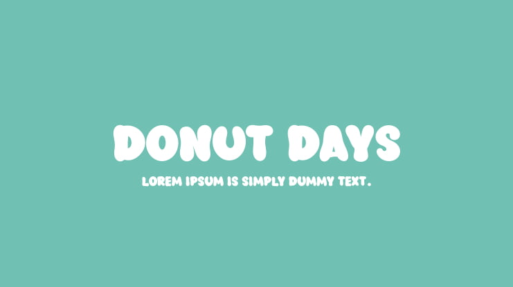 Donut Days Font