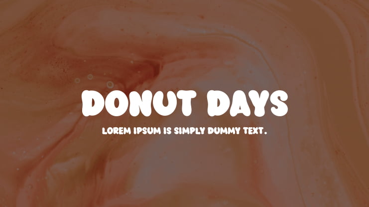 Donut Days Font