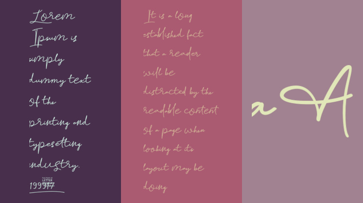Capricious Ambrosia Free Font