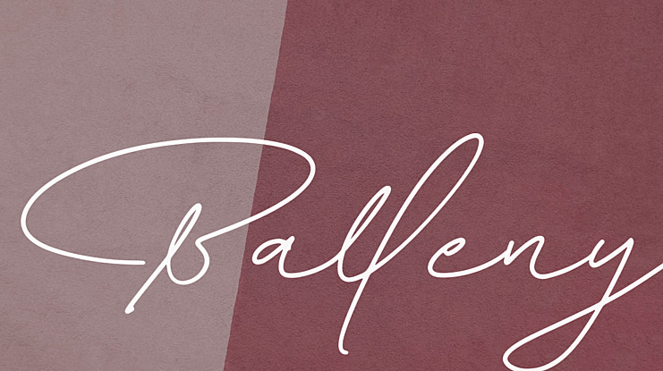 Balleny Font
