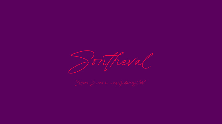 Sontheval Font